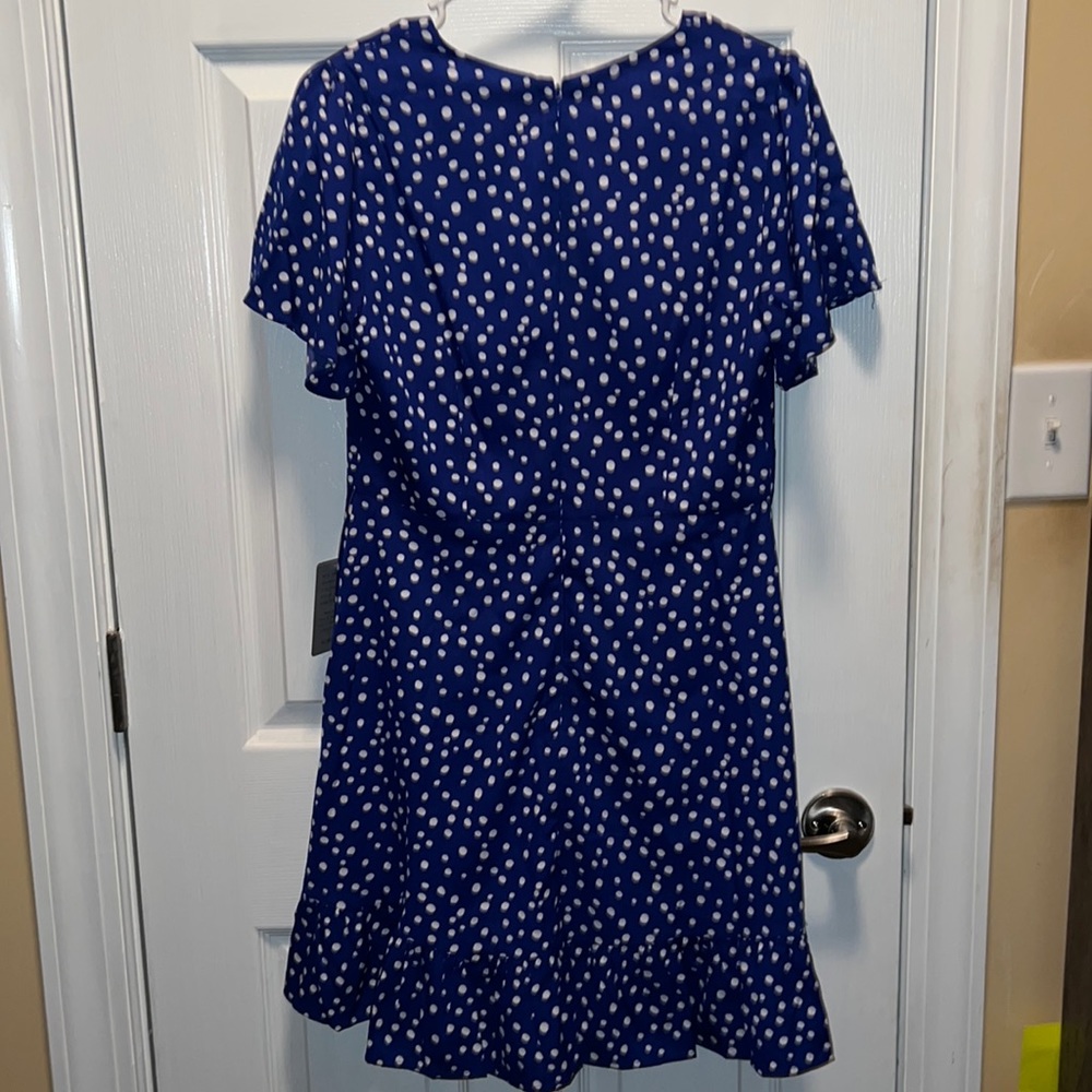 Beautiful new with tags blue and white dress